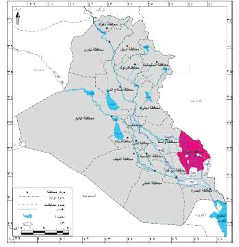 خريطة ميسان